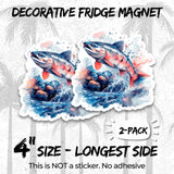 Salmon Magnet 2-Pack — 4
