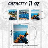 Catalina Island California Mug 11oz — White Ceramic Island of Romance Coffee Mug 2