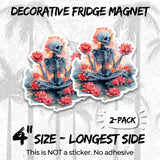 Skeleton Yoga Magnet 2-Pack — 4