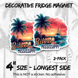 Biloxi Mississippi Magnet 2-Pack — 4