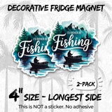 I'd Rather Be Fishing Magnet 2-Pack — 4