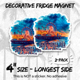Santa Monica Pier California Magnet 2-Pack — 4