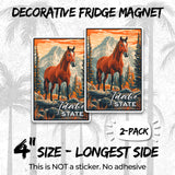 Idaho State Magnet 2-Pack — 4