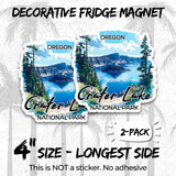Crater Lake National Park Magnet 2-Pack — 4