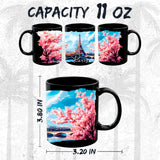 Paris France Coffee Mug 11oz — Black Ceramic City of Light Mug 2