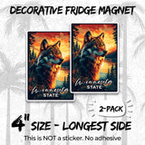Minnesota State Magnet 2-Pack — 4