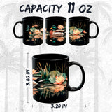 Duck Mug 11oz — Black Ceramic Pond Waterfowl Coffee Mug 2