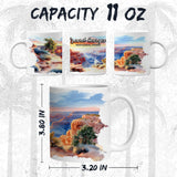 Grand Canyon National Park Arizona Mug 11oz — White Ceramic Souvenir Mug 2