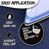 Peace Was Never an Option Patch — 3