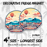 Albuquerque New Mexico Magnet 2-Pack — 4