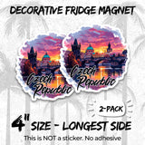 Czech Republic Czechia Magnet 2-Pack — 4