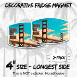 San Francisco Golden Gate Bridge Magnet 2-Pack — 4